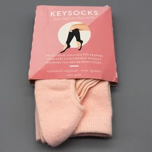 Keysocks Knee High No Show OS Rose Quartz